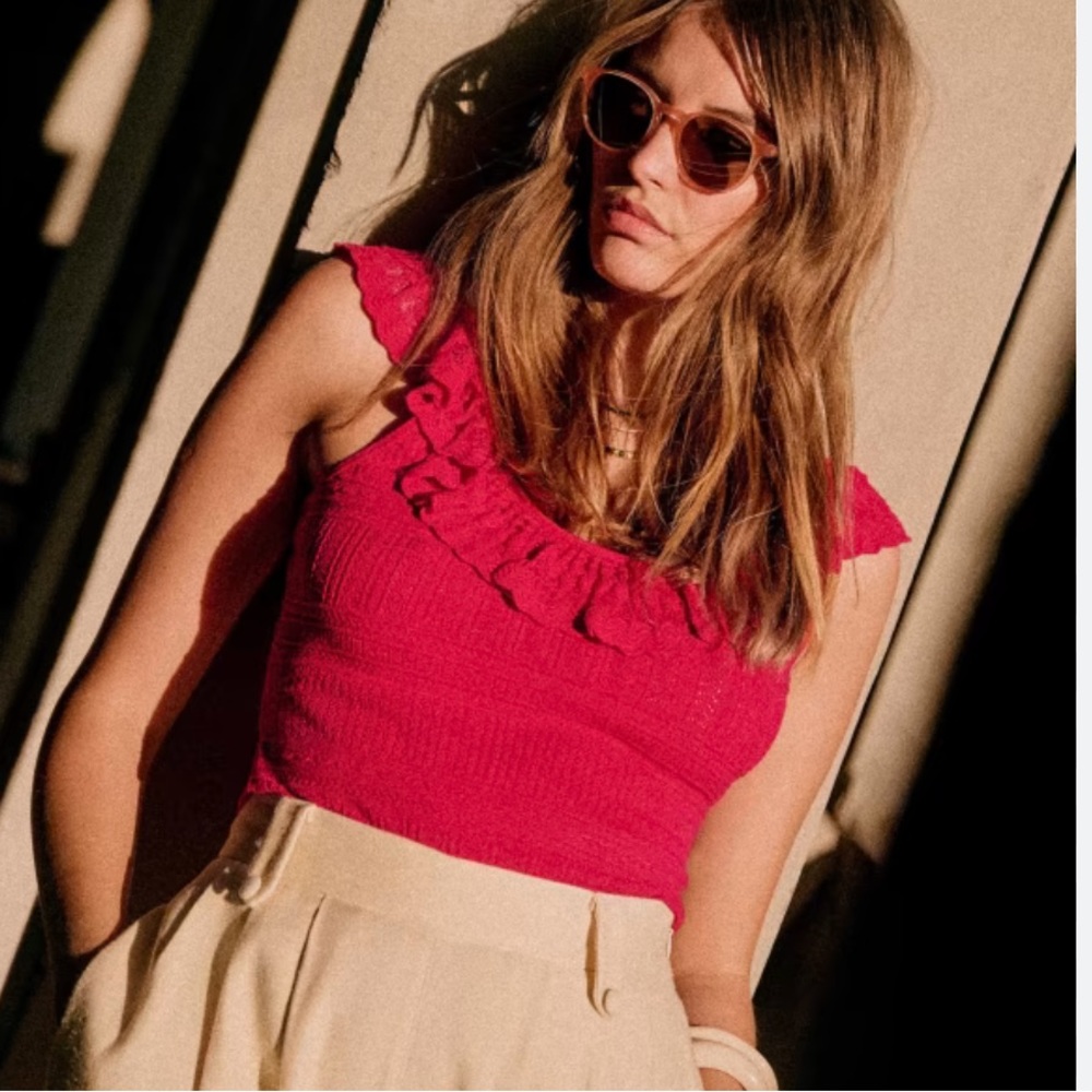 Sezane Lina Top in pink